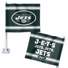 New York Jets Slogan Car Flag 11.75" X 14"